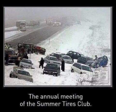 Pretty much what it was today, our first real snowfall,  you'd think that people wouldn't forget how drive in it. Drove my mom's 2024 Subaru since my car is down right now, her car handled pretty well in it