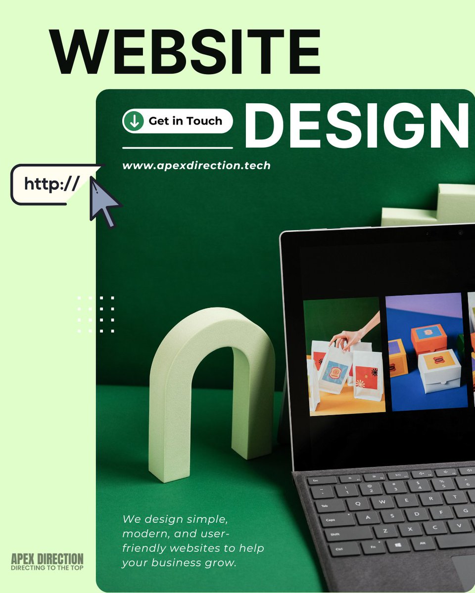 🌐 Professional Website Design Services by Apex Direction

Looking to grow your business online?

At Apex Direction, we design simple, modern, and user-friendly websites that attract visitors and build trust.

👉 Visit: apexdirection.tech

#WebsiteDesign #WebDevelopment