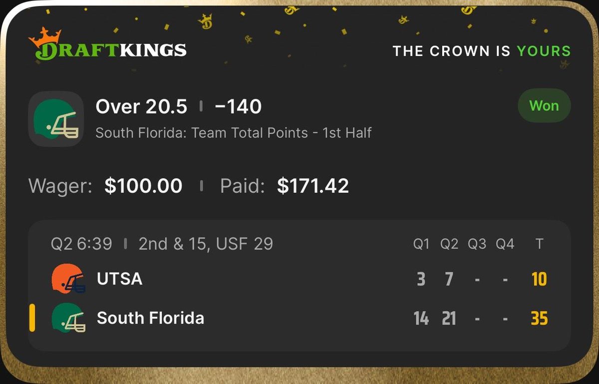 BuildRoll24's tweet photo. VIP BLOOMS 🌹🌹

TD JACKPOT HITS ON T. FRANKLIN (ATTS) {+175} ✅🏆

✅ T. Franklin (ATTS) {+175}
✅ LAR (+11) {-145}
✅ A. Jeanty 1st TD {+800}
✅ GA South (+6.5) {-130}
✅ S. FLA TT O20.5 1H {-140}
✅ PHO (ML) {-135}

NOBODY DOES IT LIKE US 💪

#NFL #CollegeFootball #ABL #VVCREW https://t.co/5aR3AmhfWk