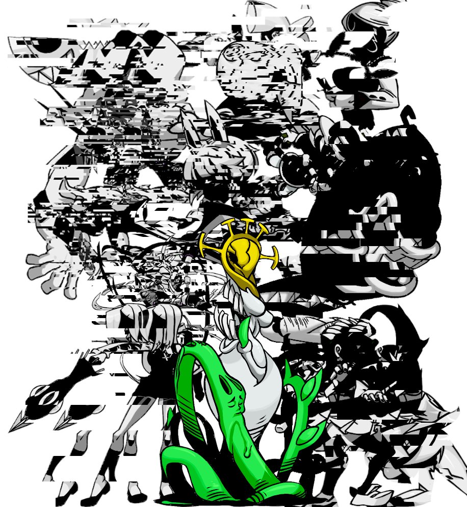 Let's entertain each other a while longer.
After all, in this world...
ł₮'₴ ₭łⱠⱠ ØⱤ ฿Ɇ ₭łⱠⱠɆĐ

"Malicious Flower"

The abomination of a thousand faces, there is no justice anymore