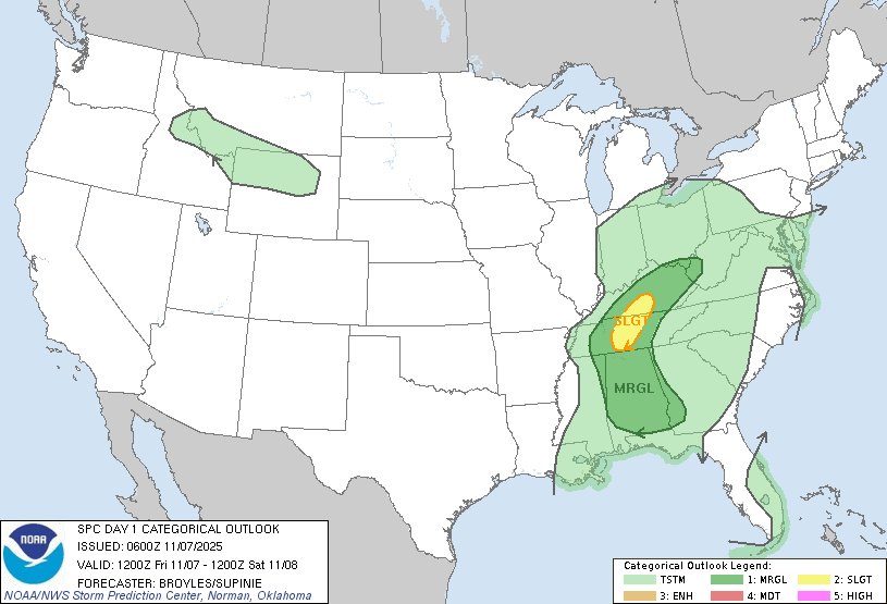 NWS Storm Prediction Center tweet media