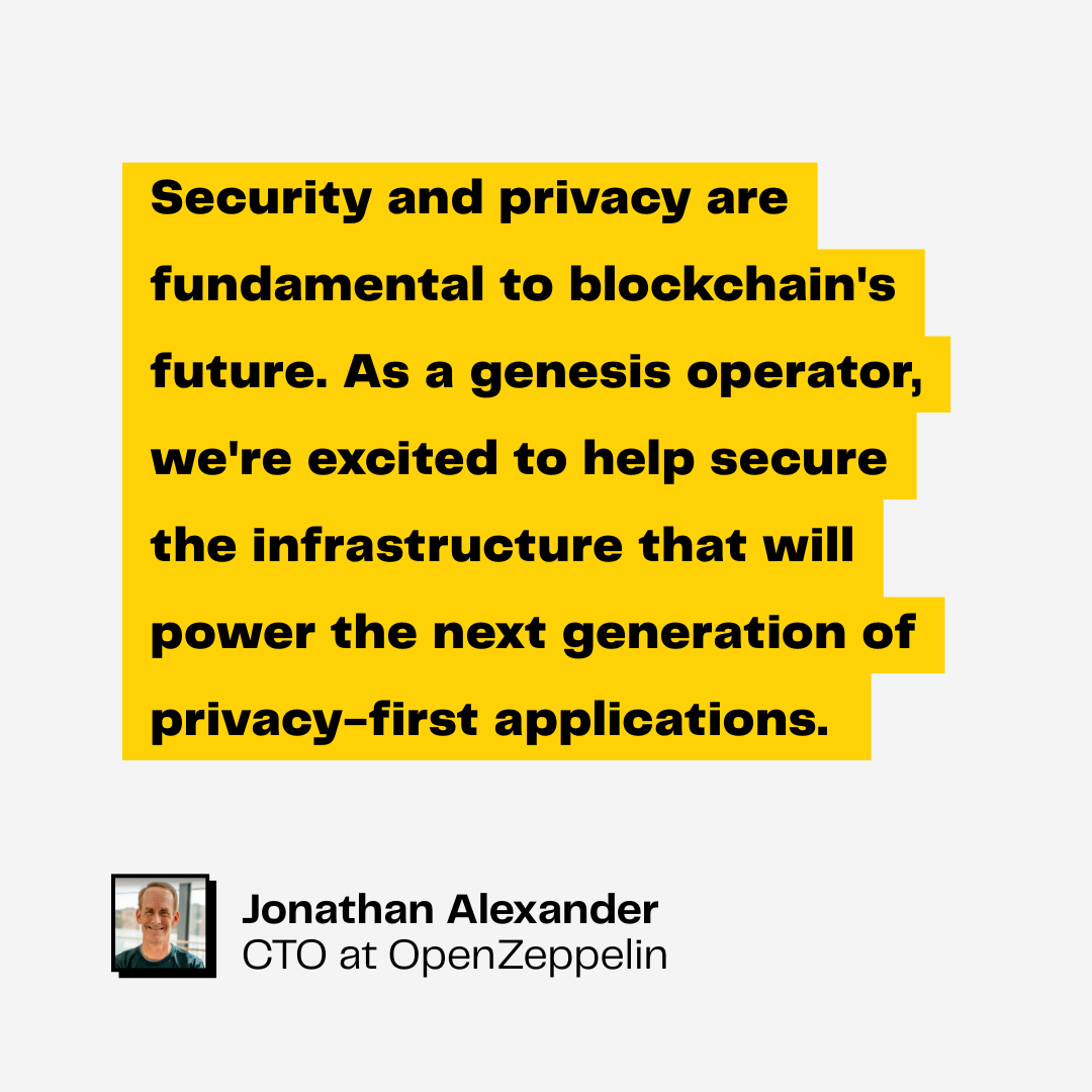 dencum25's tweet photo. Another huge reveal from @zama today!
The next genesis operator for the Zama Protocol is @OpenZeppelin.
If you've been in crypto, you know OpenZeppelin is the gold standard for blockchain security. They secure trillions in value and their smart contract libraries are foundational.
Now, they're bringing that expertise to Zama as an MPC operator, helping to secure the protocol's private FHE key. This is a major move for building confidential and verifiable onchain systems.
Another reveal tomorrow! 🔔 Who do you think is next?

#Zama #OpenZeppelin #FHE #Crypto #BlockchainSecurity #MPC 
#ZamaCreatorProgram #zamacretorprogram