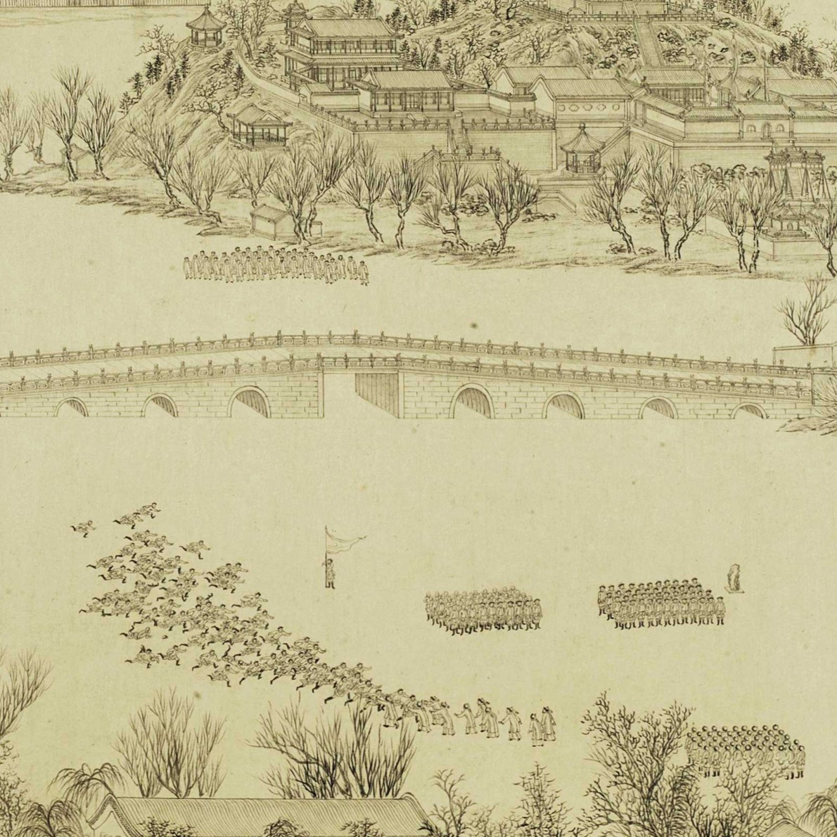 ShanghaiMuseum's tweet image. Today we welcome 19th of the 24 #SolARTerms, #Lidong or #BeginningOfWinter. Some regions in  China already welcomed their first snow. ❄️

This painting by Shen Yuan, a court painter native to Shanghai, depicts the scene of ice game, which was popular among the Qing palace.