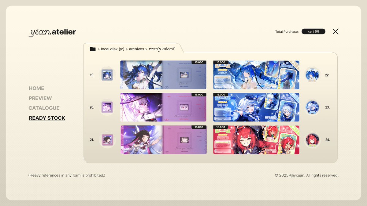 The final line up! (4/5)

Perkiraan untuk up di nanti sore atau malam, ada yang ingin masuk taglist? 💗