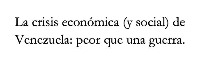 Los indicadores económicos y sociales de Venezuela muestran que su situación está entre las peores del mundo, sin que haya sucedido una guerra.

Es aún mucho más grave: la evidencia empírica demuestra que, si hubiera habido una guerra, Venezuela estaría mejor que ahora‼️

Hilo⬇️