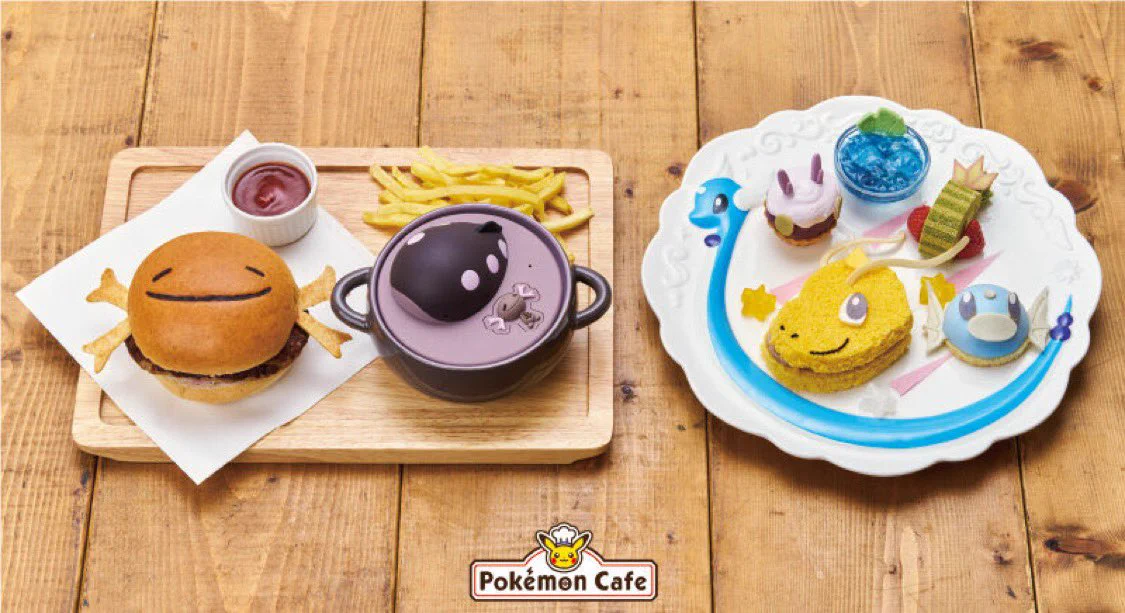 ポケモンカフェにウパー・ドオー・ハクリュー食器の新メニュー登場
