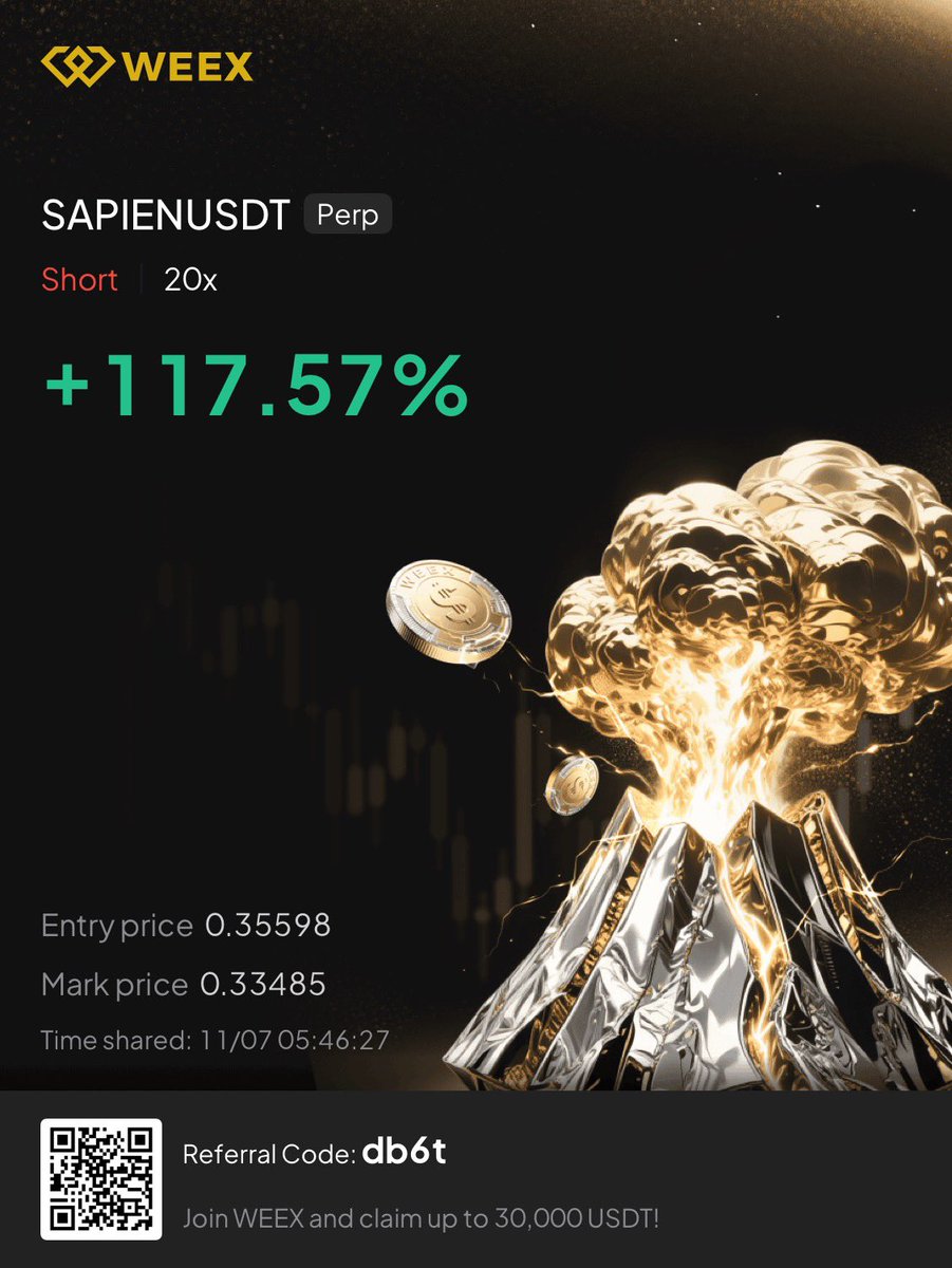 tonikt's tweet image. First BEAM x @WEEX_Official Friday Sponsored Community Trade taken!

Thanks to @AhmiCryptoo .. quick snipe

Safest way to trade #Crypto : our WEEX funds - your trades - you get 50% of any profits!

If you want to take part, post your Friday trade in BEAM discord.gg/48fmR6zsc3