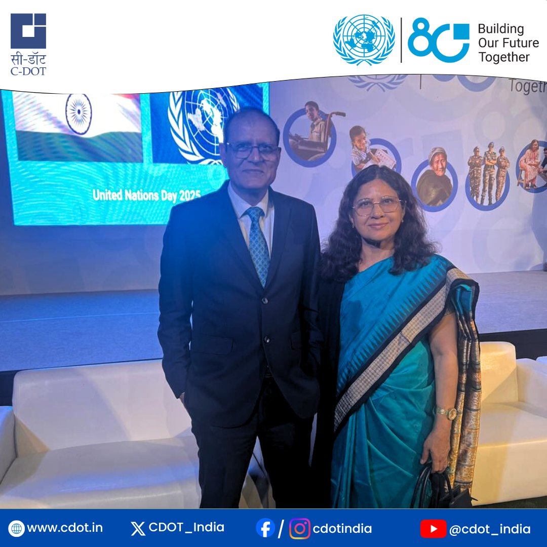 Celebrating 80 Years of the United Nations!

Attended the inspiring #UNDay celebrations at the UN House, New Delhi.

It was a pleasure meeting Mr. <a href="/ShombiSharp/">Shombi Sharp</a>, United Nations Resident Coordinator in India, and other esteemed guests during the event and exchanged UN day greetings