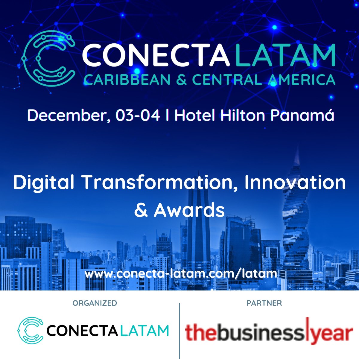 TBYupdates's tweet image. 🚀 Join us at #ConectaLATAM 2025!
📅 December 3–4 | 📍 Panama City

Connect with 150+ top telecom executives and explore the latest trends shaping the future of connectivity across Latin America.

🔗 conecta-latam.com/latam

#Telecom #Innovation #LATAM #Networking #PanamaCity