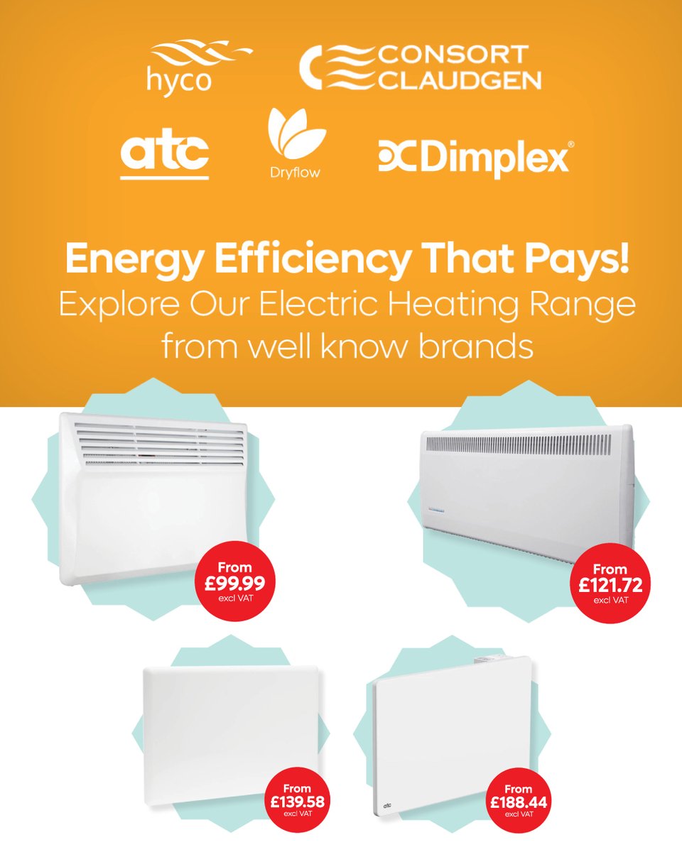 Intelligent is your one stop shop for all things electric heating 🔥

We stock over 30 different models so whatever your needs, we've got you covered.

View our full heating range here 👉 intelligenthanddryers.com/collections/pa…

#CommercialHeatingSolutions #PanelHeaters #ResidentialHeating