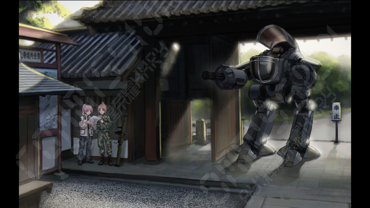 commission-- #MentalOmega #千早愛音 and #長崎そよ in Myōshin-ji #RedAlert2 #MyGO #soyoanon #BanGDream (1/1)