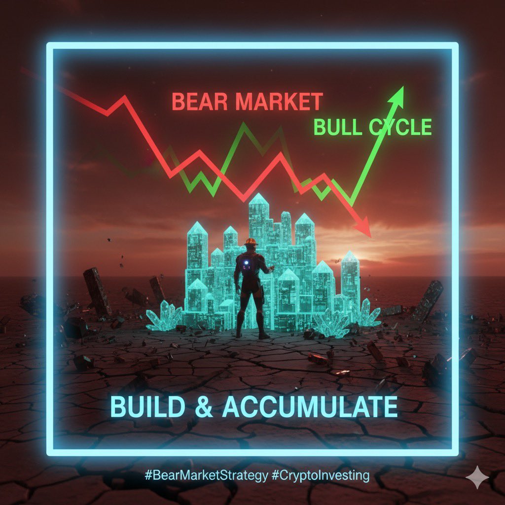 nftnik8's tweet image. The bear market weeds out the weak and allows the strong to accumulate and build. This is the time for serious players to position themselves for the next bull cycle. What are you learning and building right now?
#BearMarketStrategy #CryptoInvesting
