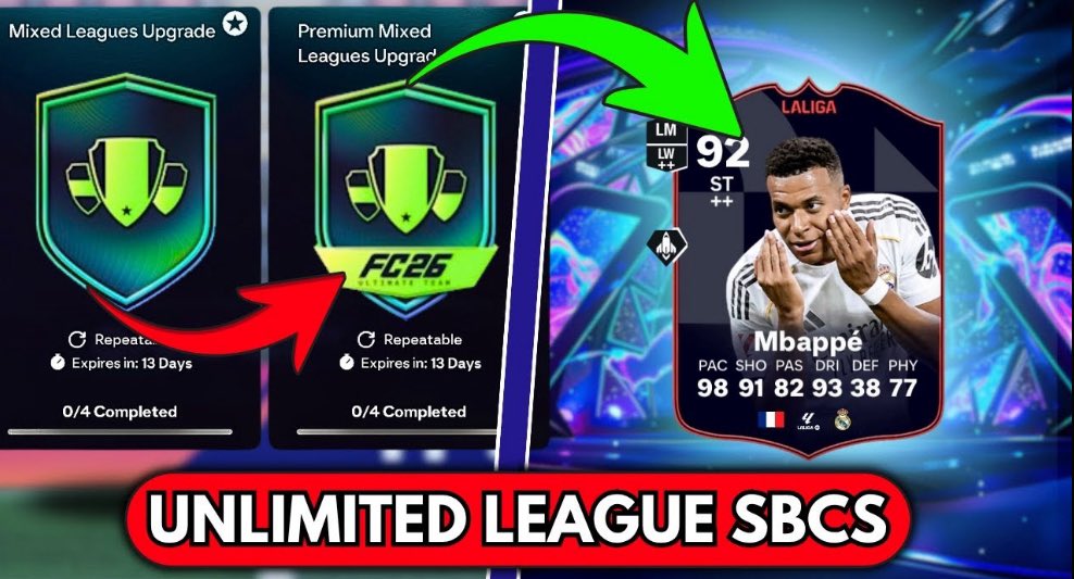 BPMnerd's tweet image. Unlimited League SBC Grind❗️

The league sbc video is now LIVE 🔴

Appreciate all of the support 🧡

youtu.be/8a0YlbkKXQE?si…