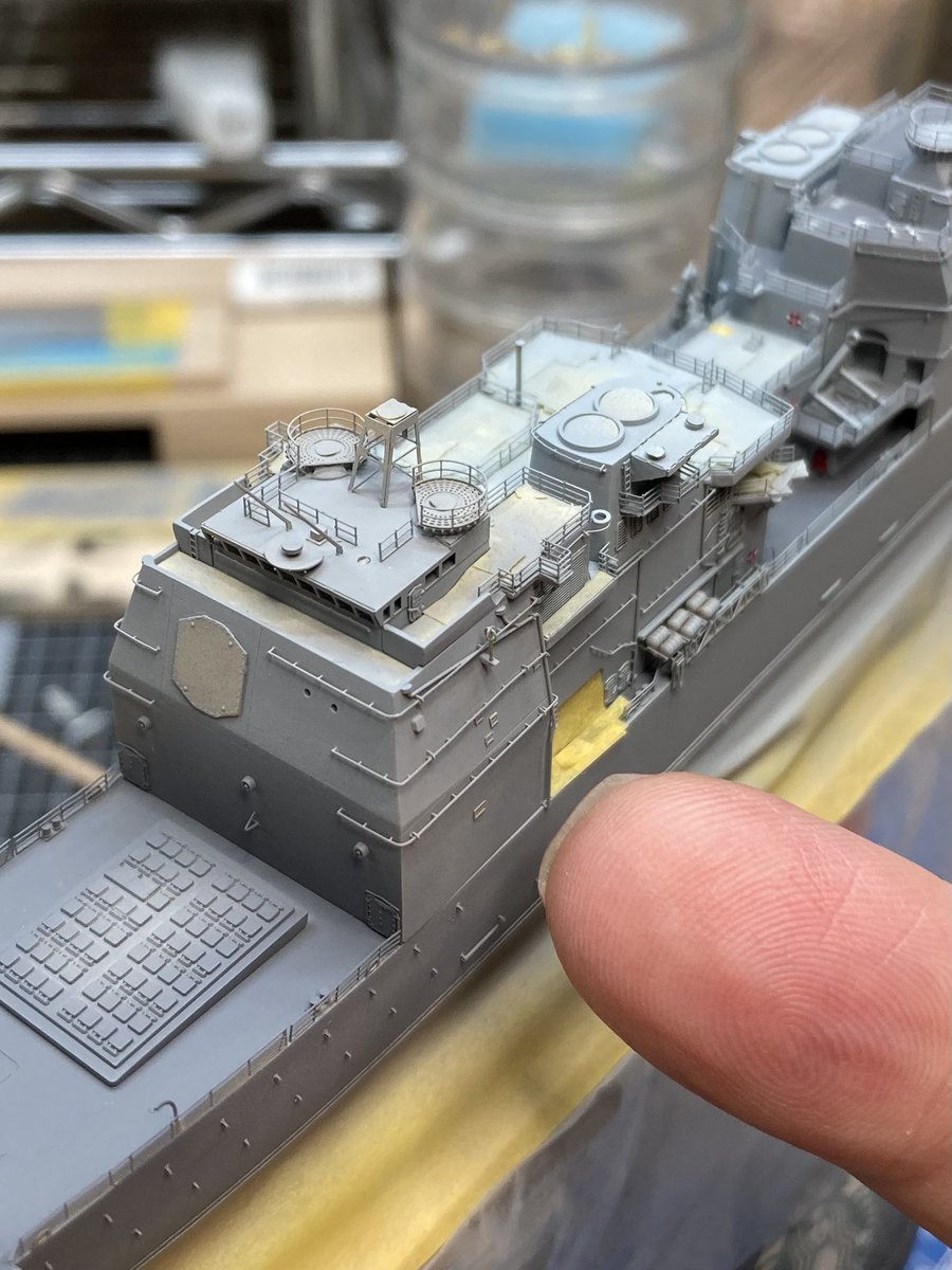 #実物のサイズが気になる
1／700だとこんなもんです。