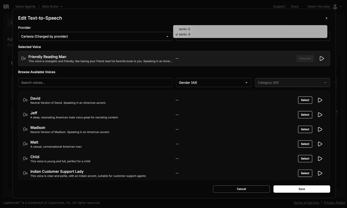 Layercode tweet media