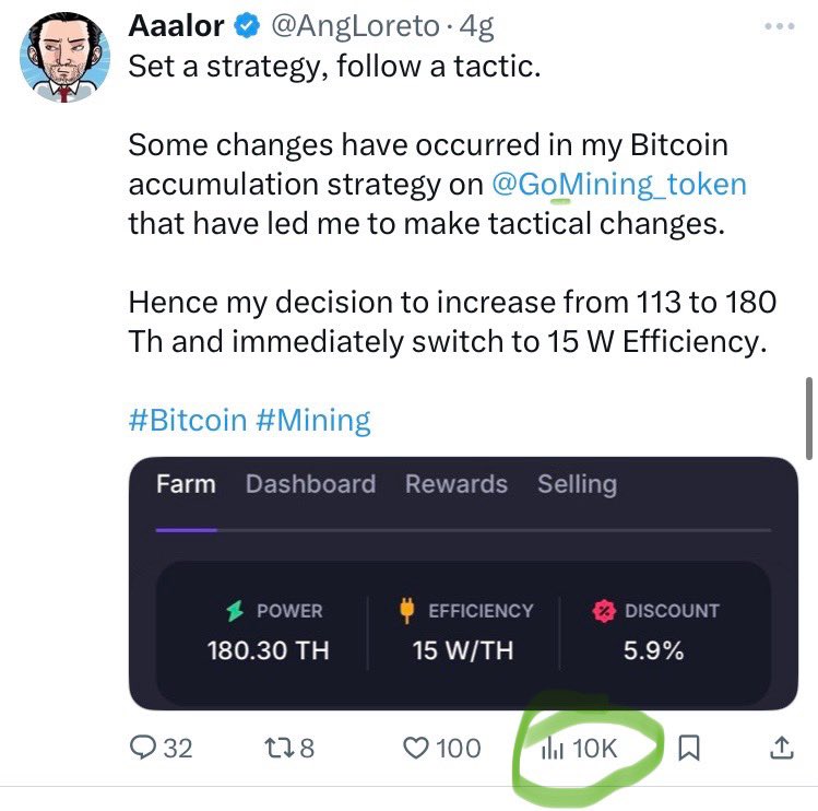 AngLoreto's tweet image. I’m feeling like a real influencer! 😃

#Bitcoin #Mining #Community #Engagement