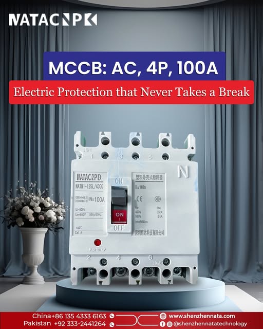 ShenzhenNata's tweet image. 𝐄𝐥𝐞𝐜𝐭𝐫𝐢𝐜 𝐏𝐫𝐨𝐭𝐞𝐜𝐭𝐢𝐨𝐧 𝐭𝐡𝐚𝐭 𝐍𝐞𝐯𝐞𝐫 𝐓𝐚𝐤𝐞𝐬 𝐚 𝐁𝐫𝐞𝐚𝐤 ⚡

Stay safe and powered up with 𝐍𝐀𝐓𝐀𝐂𝐏𝐊 𝐌𝐂𝐂𝐁: 𝐀𝐂, 𝟒𝐏, 𝟏𝟎𝟎𝐀.
🌐 Shenzhennata.com

#ShenzhenNataTechnology #ElectricalSafety #CircuitProtection #EarthLeakageBreaker