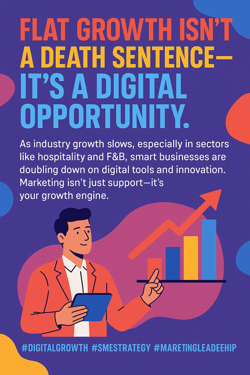 OSDDigital's tweet image. Growth is stalling.
Smart brands aren’t cutting—they’re investing in digital.

Innovation is the new expansion.
#MarketingLeadership #DigitalGrowth #SMEstrategy