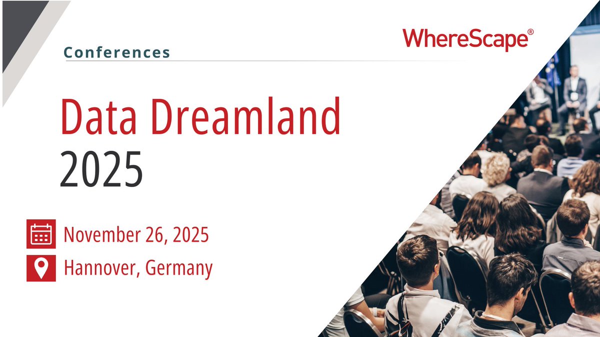 wherescape's tweet image. 🌍 Join WhereScape at Data Dreamland 2025 in Hannover on Nov 26! Explore Data Vault 2.0, AI &amp;amp; more. 🎟️ Register: ow.ly/9pxx50Xn4J7 #DataDreamland2025 #DataAutomation #DataVault #AI #BusinessIntelligence #WhereScape