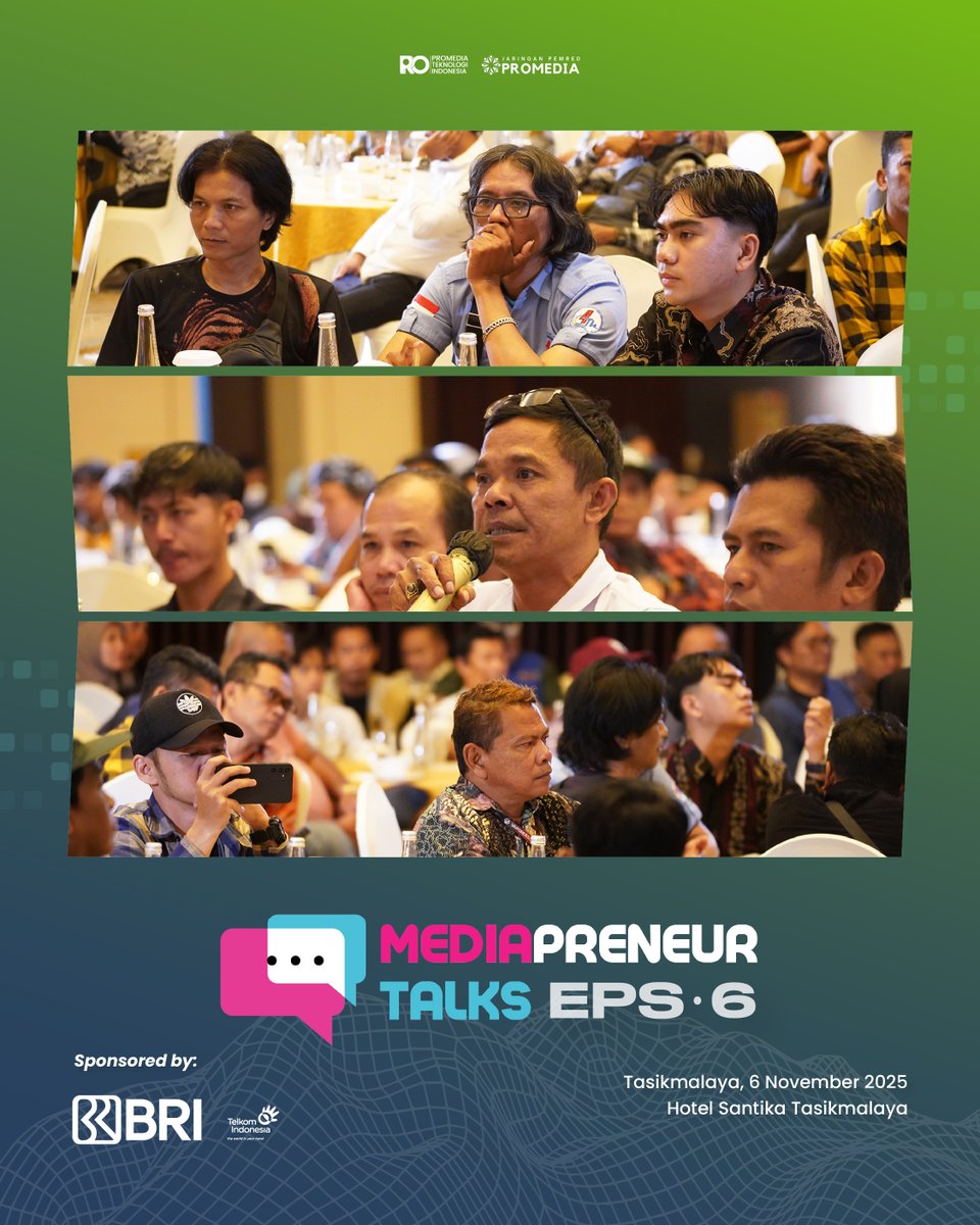 PromediaGroupID's tweet photo. Promedia Teknologi Indonesia,
Expanding Universe,
The Future of Digital Media Ecosystem
__
#expandinguniverse
#promedia
#promediateknologi
#promediateknologiindonesia
#journalism360 #mediapreneurtalks #tasikmalaya #event #corelab https://t.co/odSbAnD66x