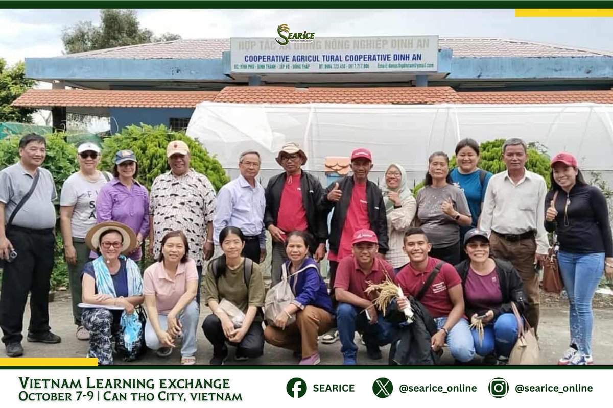 searice_online's tweet image. What can Southeast Asian farmers learn from Vietnam? 🌾

The Mekong Delta’s Learning Exchange showed that sustainable farming begins with collaboration.

Know more about the learning exchange here: bit.ly/4qO3JBh

#FarmerLedInnovation #Agroecology #SEARICE
