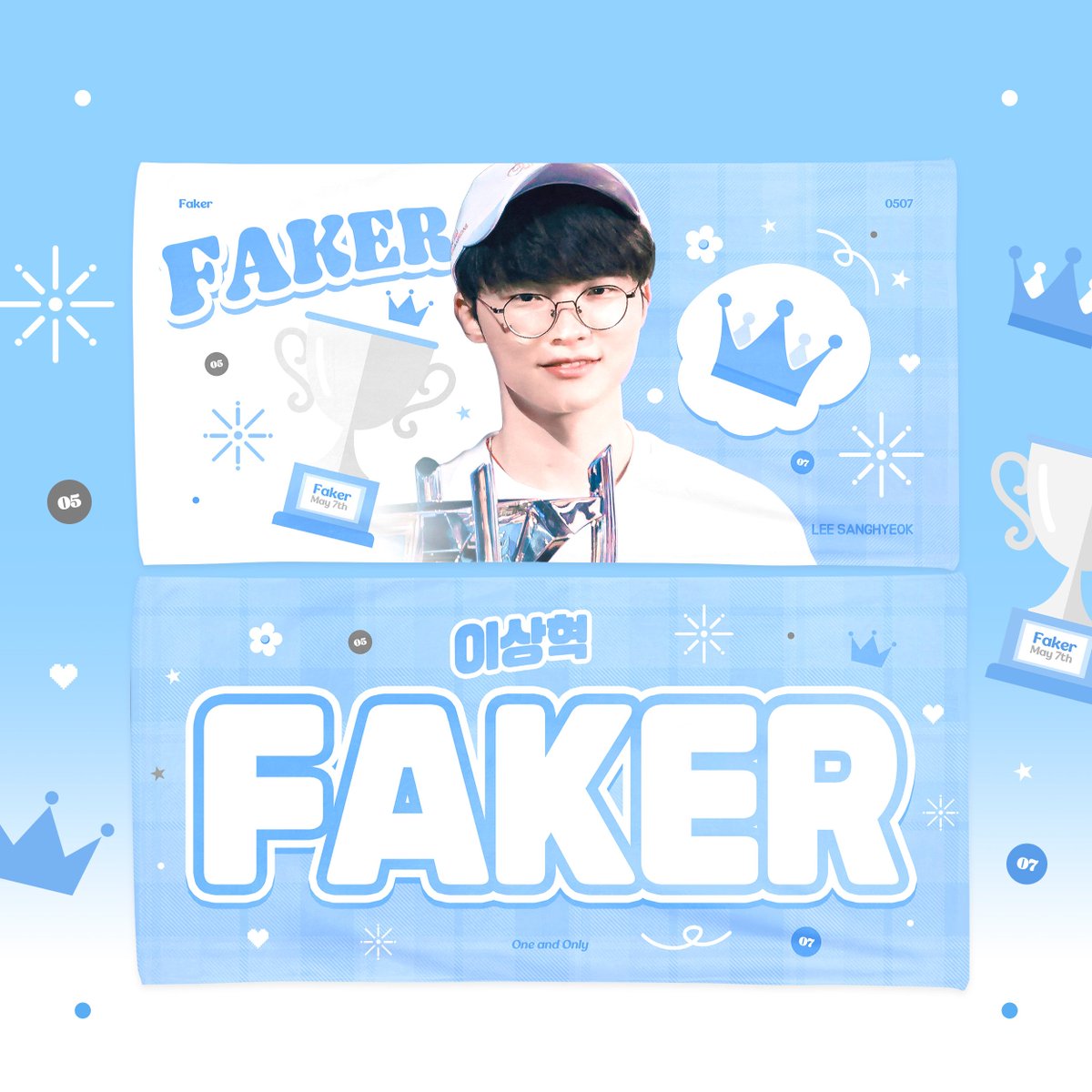 ⋆─✧─⋆𝐖𝐨𝐫𝐥𝐝𝐬 𝟐𝟎𝟐𝟓 𝐅𝐚𝐤𝐞𝐫 𝐂𝐡𝐞𝐞𝐫𝐢𝐧𝐠 𝐊𝐢𝐭 ⋆─✧─  

ꕤ 11.09 1PM-2PM DongAn Hu Sport Park
യ Faker Uniform+T1 Membership Required 
ʚ ɞ 15 sets ( ˶ˊᵕˋ)੭  

*DM me if you want to reserve! 
현장 수령 예약은 편하게 DM 주세요੭ 
#Faker #페이커 #이상혁 #T1WIN