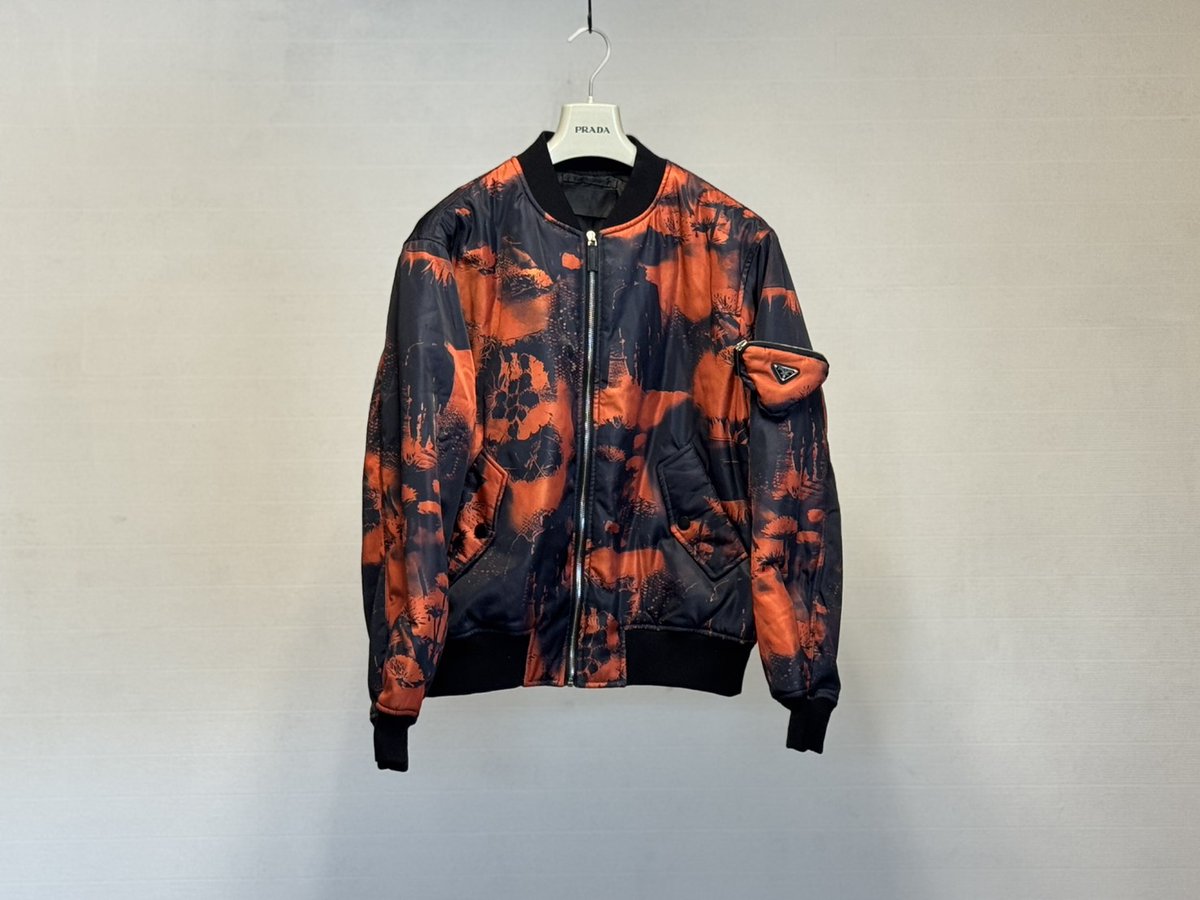 PRADA ジャケット Prada Reversible Re-Nylon Check Zip Hooded Jacket | Neiman Marcus