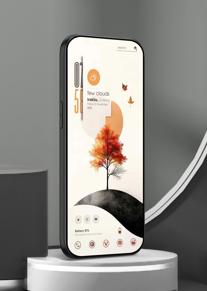 Good morning!!!
Launcher <a href="/SmartLauncher/">Smart Launcher</a> 
Wall Credits to creator
Flamingo and Finesta kwgt by <a href="/RajjAryaa/">Raj Arya</a>
Icon pack studio modified 
Templates by <a href="/design_ironic/">Deรigи Iяσиic</a> and <a href="/nalankang1/">nalankang</a>