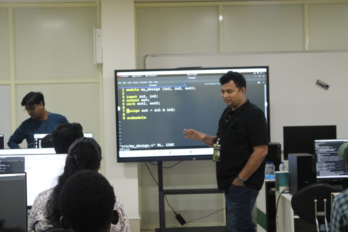 KIITUniversity's tweet image. The School of Electronics Engineering, KIIT-DU, in collaboration with IEEE TTTC India, organised a 3-day Workshop on VLSI Testing from 31st October to 2nd November 2025. 
The event featured industry experts from Qualcomm, Cadence, Infineon Technologies, and AMD, who conducted…