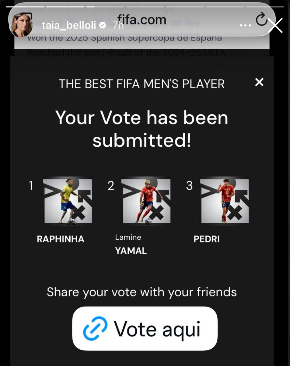 PUSH KEEP VOTING CAPTAIN RAPHINHA !!!!!