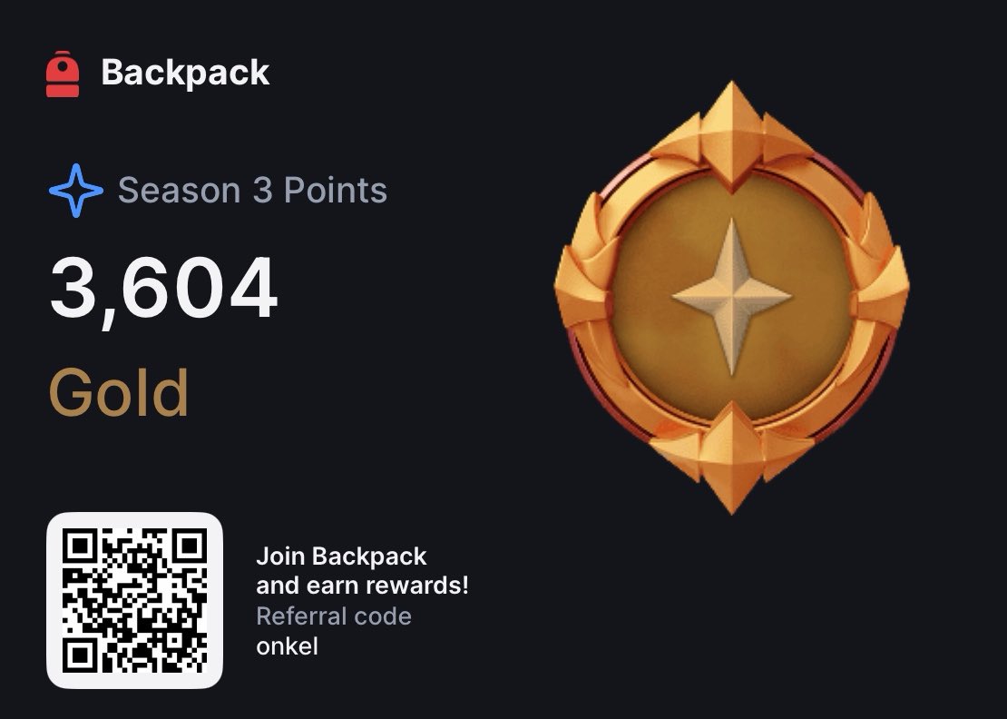 gm

hard week for me, only 83 <a href="/Backpack/">Backpack 🎒</a> points 🥲 hope you guys did better 💪🏻