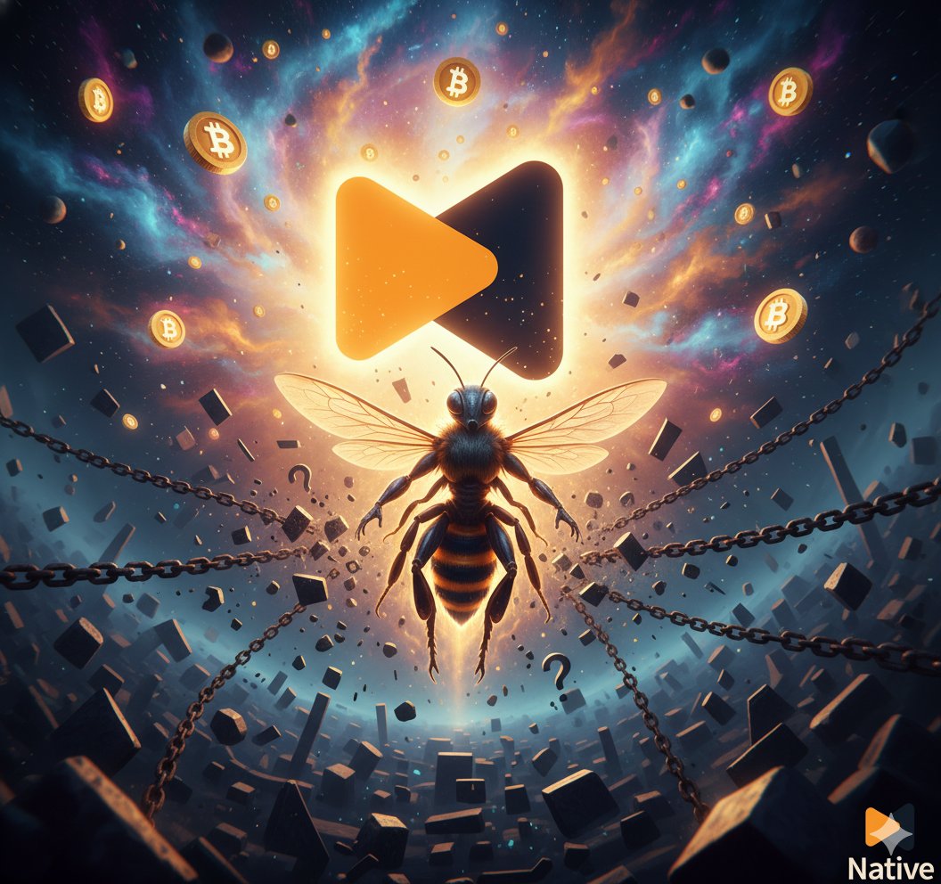 vinaygodara0001's tweet photo. Some bees make honey.
This one broke DeFi itself. ๐โก
@goNativeCC didnโt just unlock yield โ it tore the chains off BTCFi.
@Tommy_The_Gods @AagyeSanidhya
#Native #BTCFi #goNativeCC #BeeArtist https://t.co/go8zpNd3XR