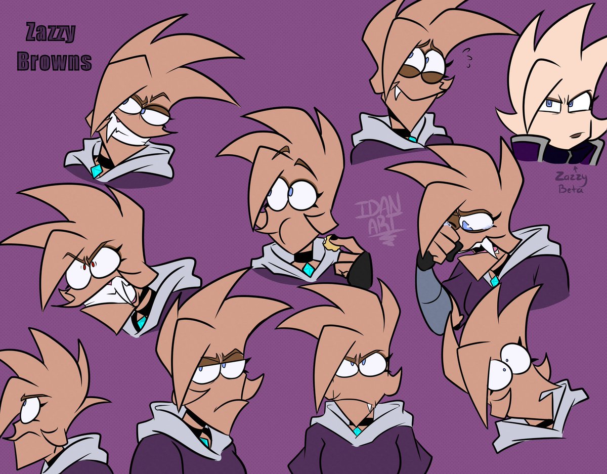 BlastIdanArt's tweet photo. So many Zazzy's 
I just practice expression with her, maybe I will do it with the others guys 🤔✨

#monkeywrench #shreebs #musclememory🔹 #Fankid https://t.co/SOKu3rDAwx