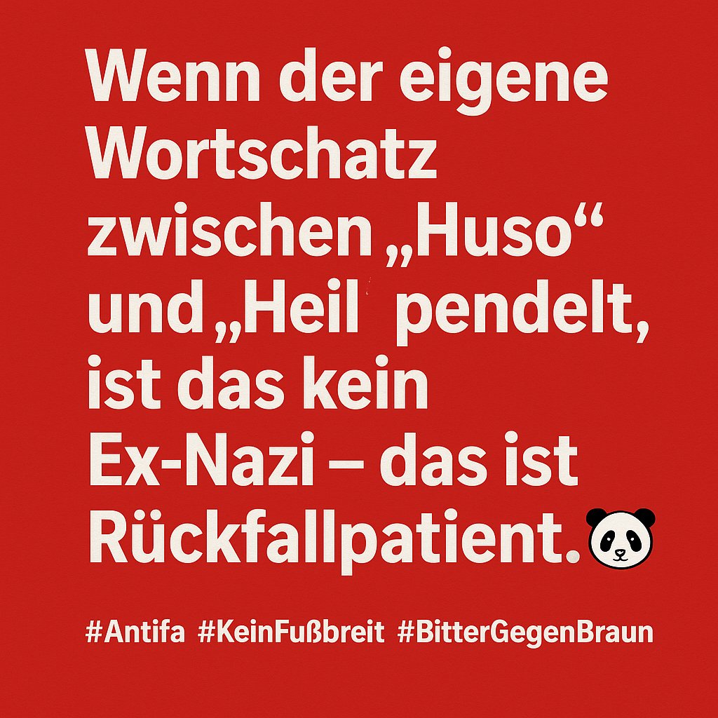 KoelnAnonymous's tweet photo. Wieder ein „Ex-Nazi“, der zeigt, wie echt seine Läuterung ist:
Homophobie,Beleidigungen und Hass–nichts gelernt,alles geblieben.
Wir nennen das nicht Meinungsfreiheit-wir nennen das Rückfall.
#Antifa #KeinFußbreit #BitterGegenBraun #LoveIsLove #NoHate #Antifaschismus #PandaPower https://t.co/VQUTDBxI4q