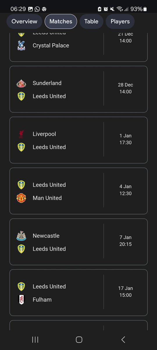 BenTorode4's tweet image. With what&apos;s coming up after this weekend until mid-January, Forest away on Sunday  feels like a must win. I&apos;ll be gobsmacked if we&apos;re not in the bottom 3 after Newcastle away.

MeRrY cHrIsTmAs 🤪🤪🤪🤪🤪 #LUFC