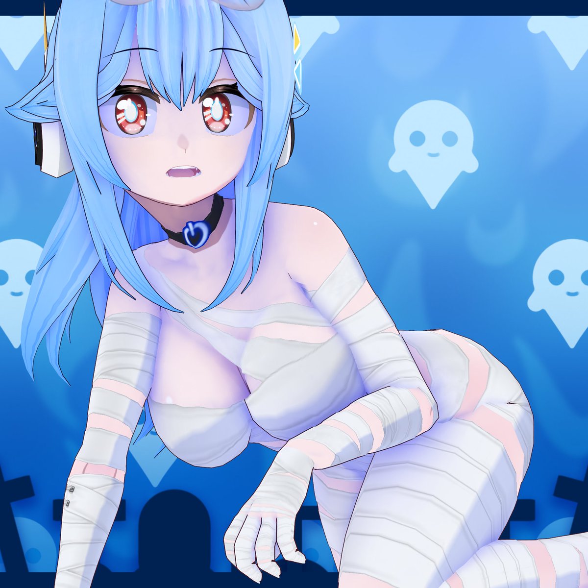 Do you need a cyber mummy as company!? 💙🙇‍♀️