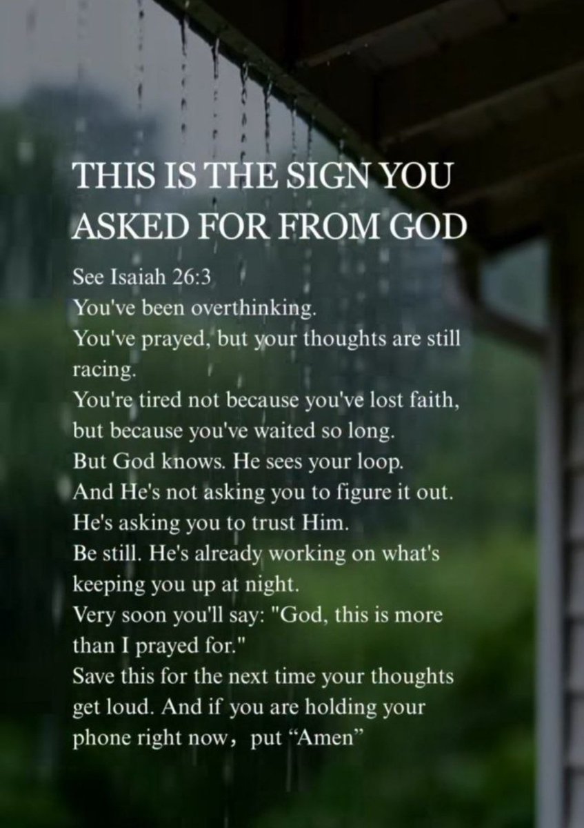 StayWithGod111's tweet image. This is the sign you asked for from God.