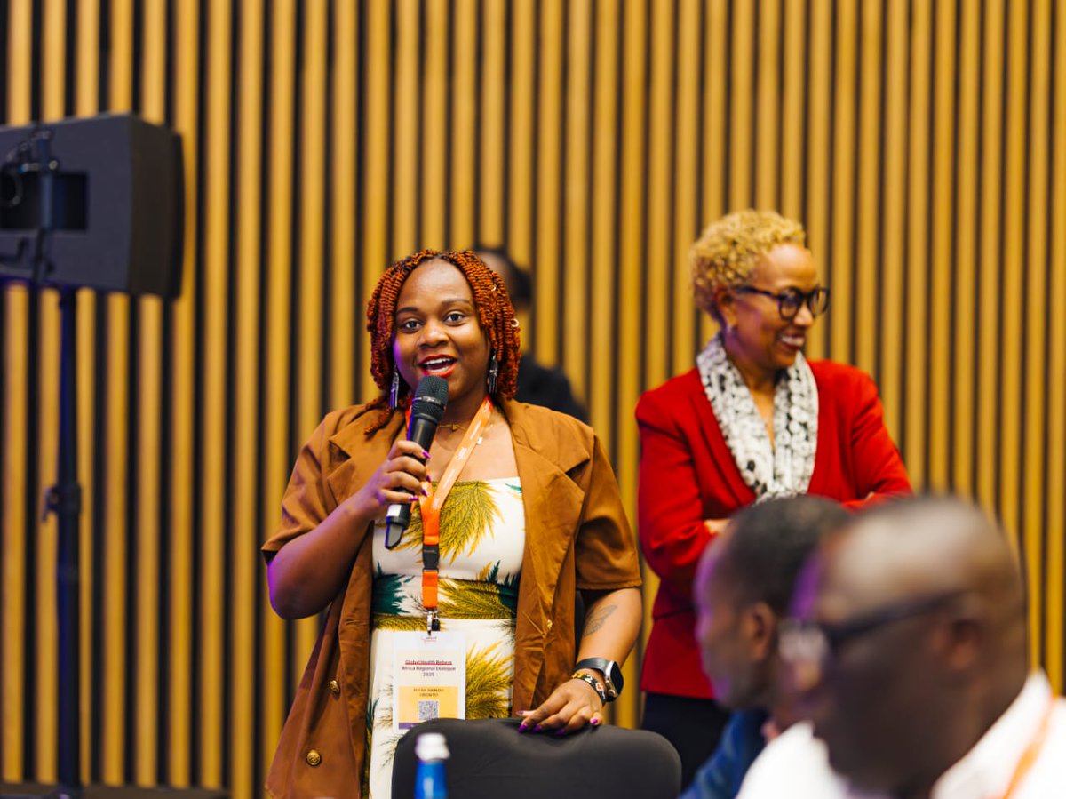 SautiZetu254's tweet image. We’re proud our Executive Director, @RitahAnindo, represented us at the Africa Regional Dialogue in Kigali convened by @Amref_Worldwide &amp;amp; @wellcometrust.

Over 100 leaders united to shift Africa from beneficiary to co-architect of global health systems.
#CommunityVoices