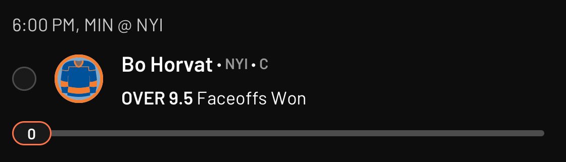 MrHockeybets22's tweet image. Best faceoff prop on the board. 
#Banesquad #Thetable