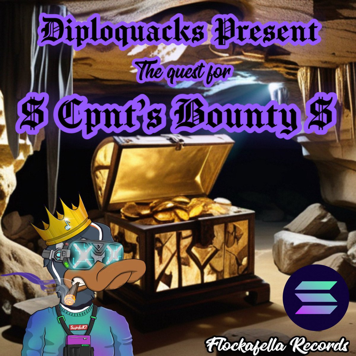 My dude <a href="/Cptn_Quack/">Cptn Quack</a> has some sort of bounty going on at the Pond. Lemme know if you get that phrase - a ducks gotta eat!

launchmynft.io/collections/CJ…