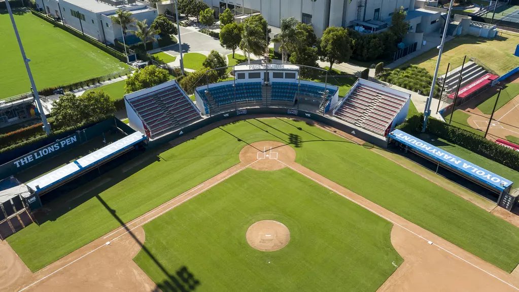 The 2026 Season Schedule is 
taking shape!

The Highlanders and Loyola Marymount University have a Mid-Season matchup Tuesday April 21.

This single game takes place at 
George C. Page Stadium in Los Angeles.

~ Home of the “Blue Monster” modeled after the Green Monster in