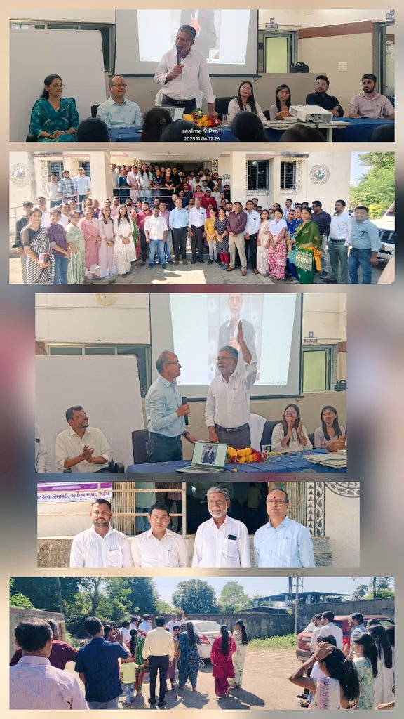 thonetrang77417's tweet image. #DATE.06/11/25
#વિદાયસમારોહકાર્યક્રમ
#CDHO #ભરૂચજિલ્લા 
#નેત્રંગબ્લોક 
#નેત્રંગતાલુકા #પ્રાથમિકઆરોગ્યકેન્દ્ર #આયુષ્યમાનઆરોગ્યમઁદિર 
#આરોગ્યટીમ 

#BHARUCH #GUJARAT #BHARUCH #DISTRICT #STATE #FAREWELL #CDHOBHARUCH 
@HealthDeptGuj @MoHFW_INDIA @thonetrang77417 @WHO @CMOGuj