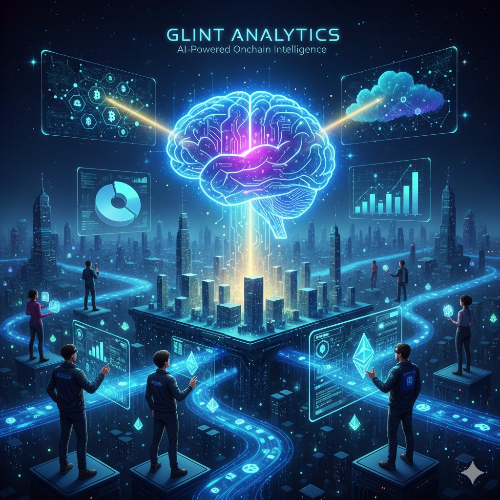 thoniahilary's tweet image. Glint Analytics: Redefining Onchain Intelligence with AI

We’re entering a new era where AI and blockchain don’t just coexist rather they collaborate to make onchain data truly intelligent.

@GlintAnalytics stands at this intersection, combining the analytical power of artificial…