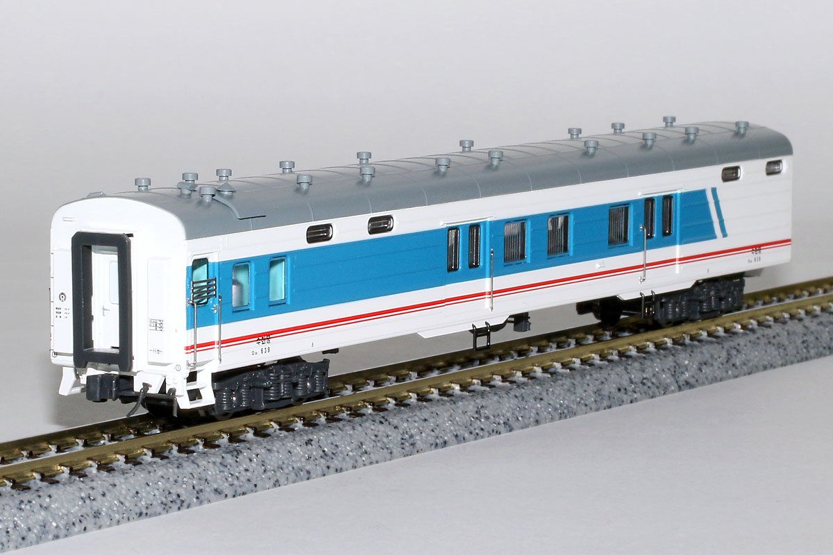 Nゲージ 朝鮮鉄道省(北朝鮮) 郵便荷物車1両 北朝鮮客車Nゲージ完成品の逸品☆ 微景製・荷物郵便合造車・수30