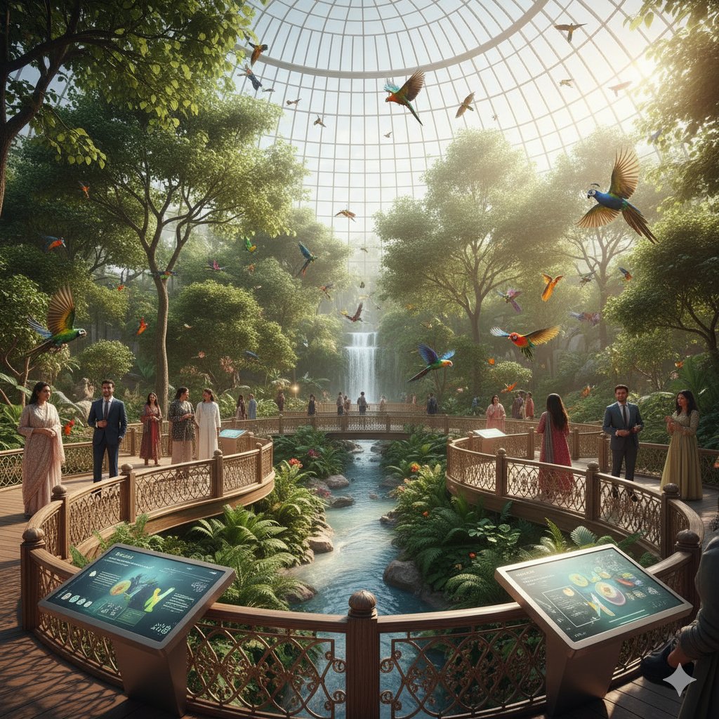 legis_disciple's tweet image. What if the Mughals still ruled Delhi? 🕌🌳 I used AI to imagine what a modern Eco Park would look like in that alternate reality. Here&apos;s a look at that blend of imperial grandeur and sustainable design.
#Mughals #Delhi #MughalArchitecture #AlternateHistory #EcoPark #Mugal