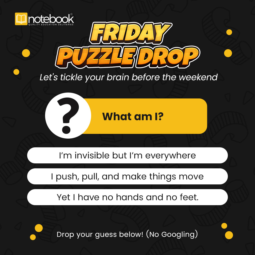 NotebookSocial's tweet image. 🧩 𝐅𝐫𝐢𝐝𝐚𝐲 𝐏𝐮𝐳𝐳𝐥𝐞 𝐃𝐫𝐨𝐩 𝐢𝐬 𝐥𝐢𝐯𝐞!

🤔 Think carefully…

Stay tuned for the answer reveal! ✨

Follow Notebook for more brain teasers &amp;amp; weekly puzzles!
👉 whatsapp.com/channel/0029Vb…