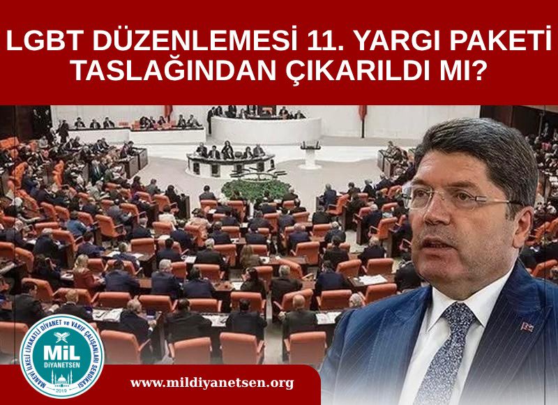 LGBTİ MADDELERİ TASLAKTAN ÇIKARILDI MI?

AK Parti’nin hazırlıklarını tamamladığı 11. Yargı Paketi’nde LGBTİ+’lara yönelik bazı düzenlemelerin yer alacağı yönünde kamuoyuna yansıyan haberler, toplumun büyük bir kesimi tarafından desteklenmişti. Aile kurumunun korunması, genç