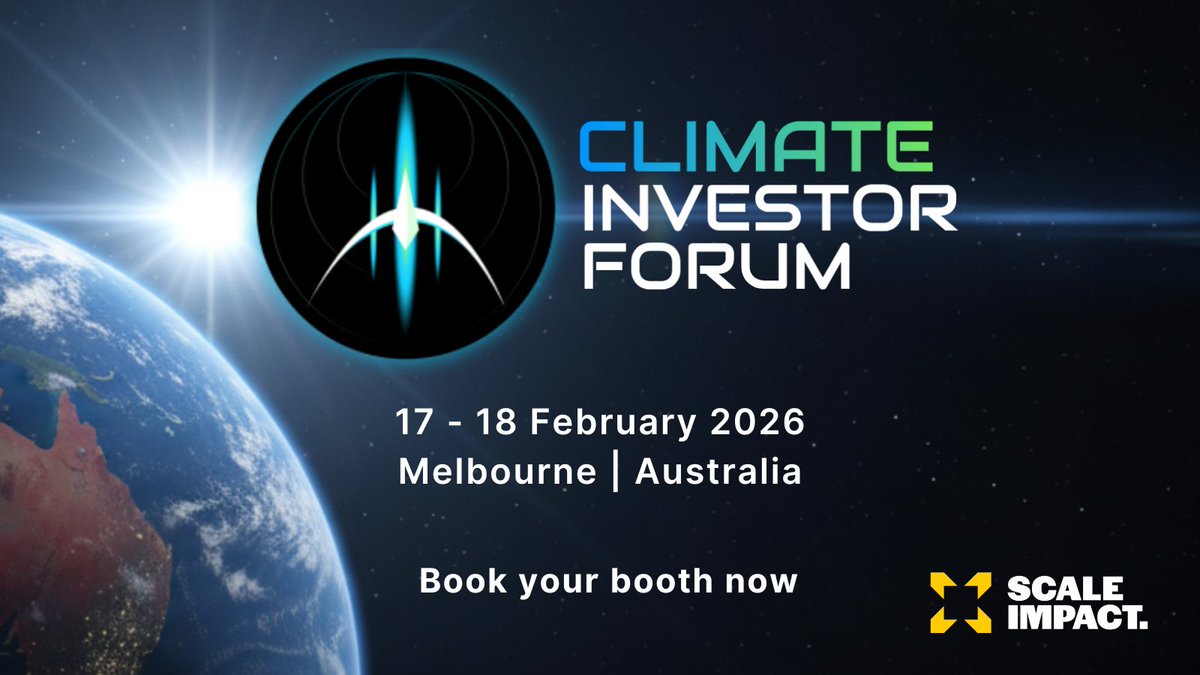 camillaroberts_'s tweet image. Calling all climate innovators and founders - applications are open to exhibit at the Climate Investor Forum. Showcase your tech, connect with investors, and SCALE your IMPACT. 
 
Apply here: climateinvestorforum.com/download-prosp…
 
#ClimateTech #DeepTech #Innovation #ScaleImpact