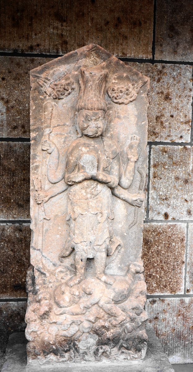 一点物♡】「Gustafsson」と刻印 雄ヤギと角をぶつけ合う牧神の彫刻