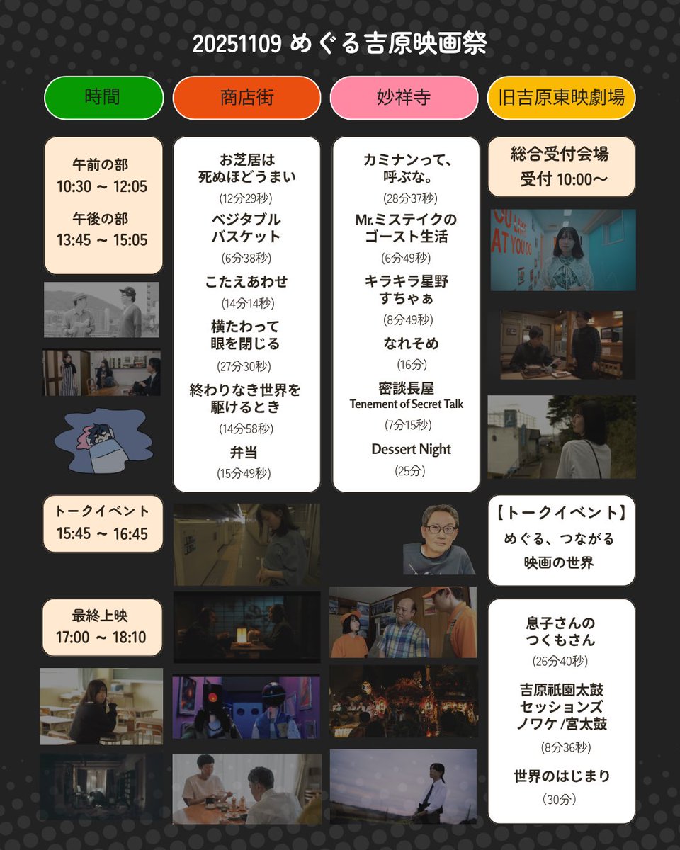 めぐる吉原映画祭 tweet media